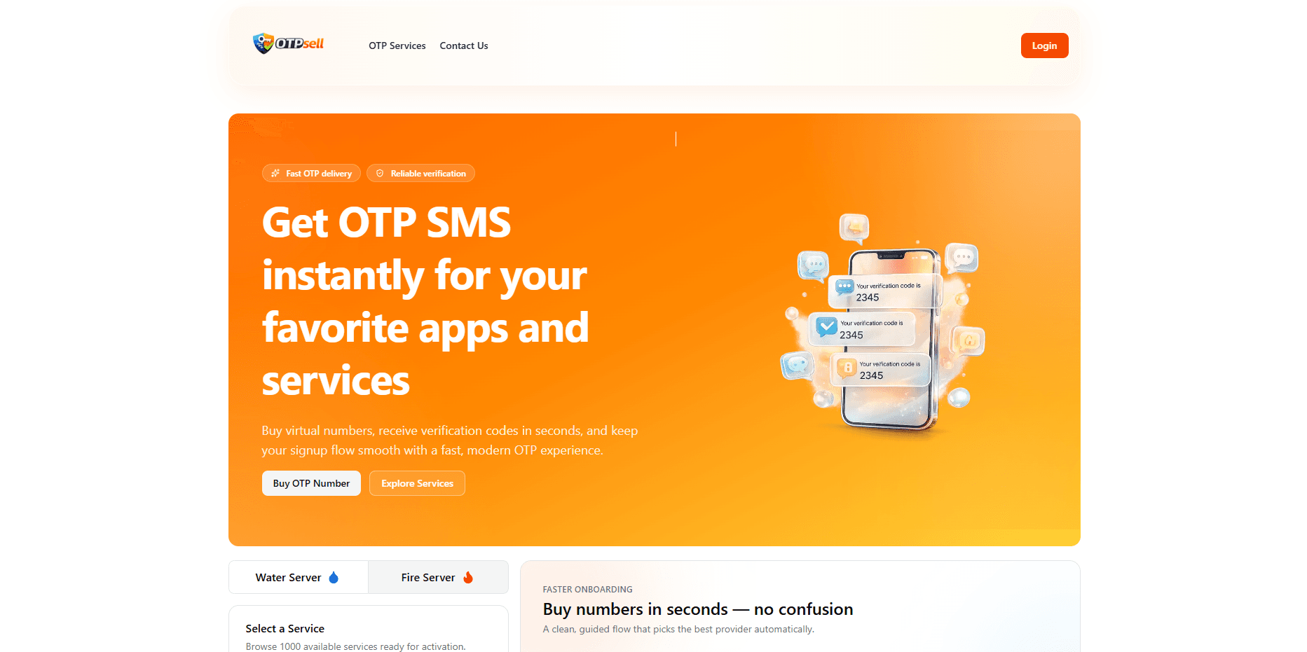 OTPSell website preview